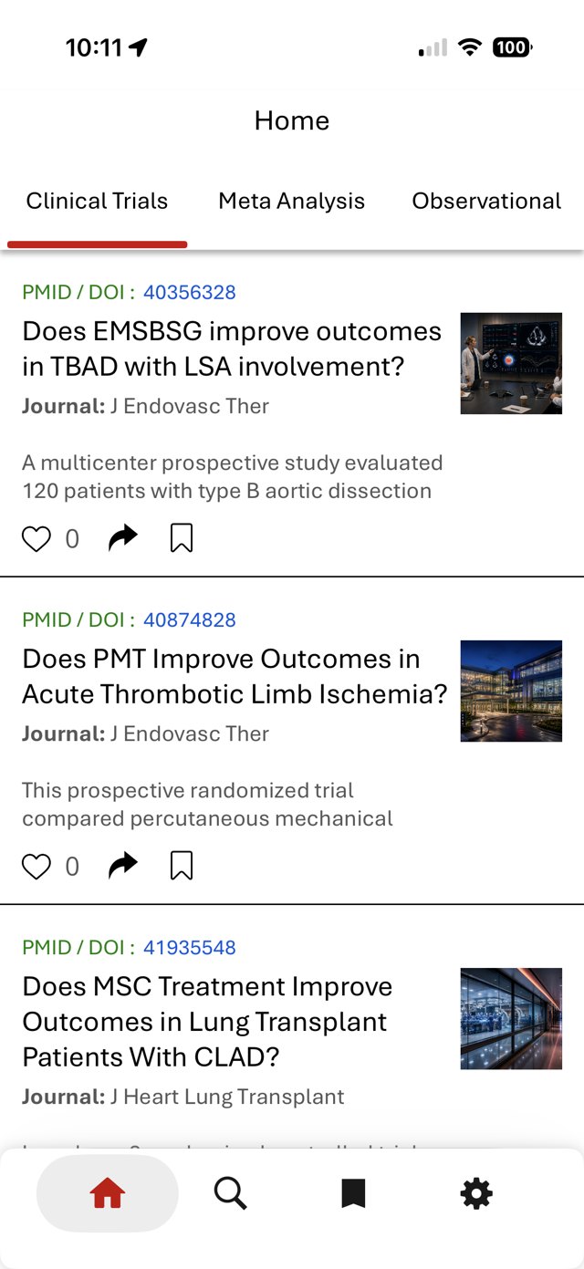 CardioScholar app screen